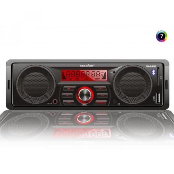Автомагнитола "Celsior" BlueTooth Garage 2-динамика+сабвуфер