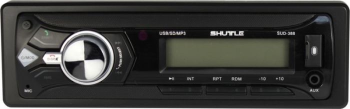 Автомагнитола "SHUTTLE" SUD-388 зеленая (BlueTooth)