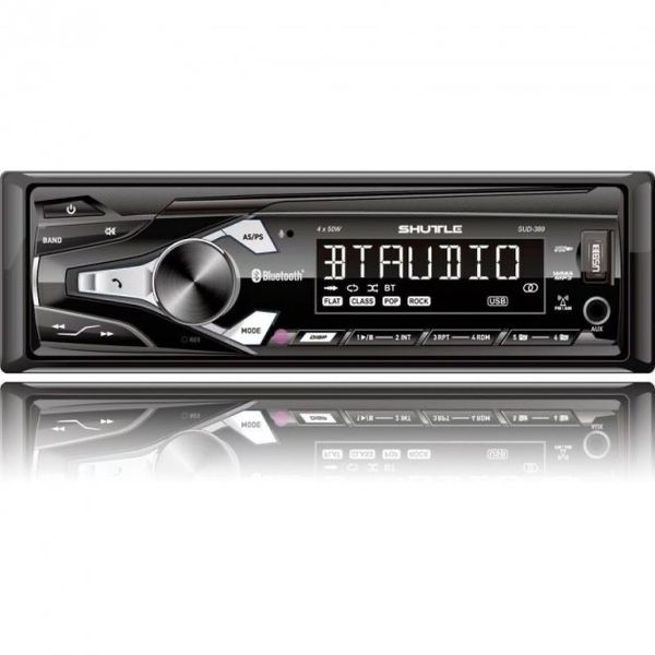 Автомагнитола "SHUTTLE" SUD-389 белая (BlueTooth)