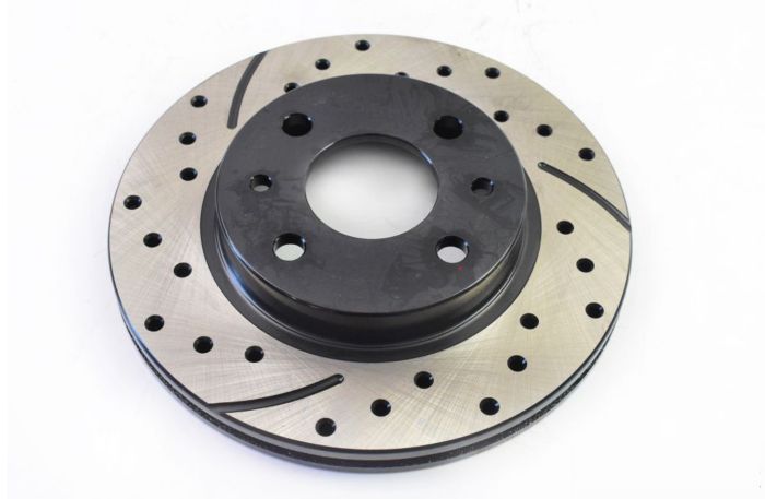 Диск тормозной 2112 "14" "OEM" Graphite (перф.) к-т